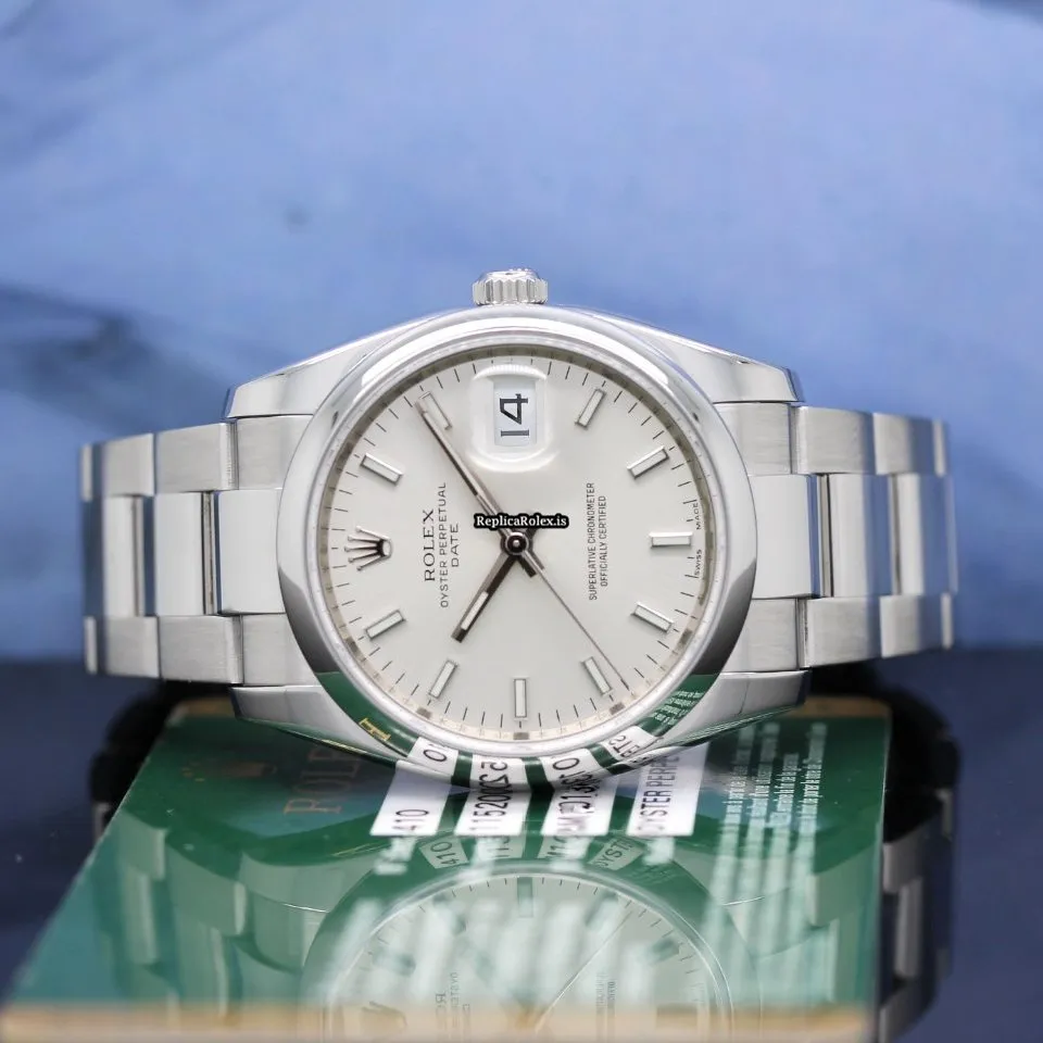 Excellent Replica Rolex Oyster Perpetual Date 115200 Caliber 3135 Automatic Movement 35x41mm Steel Case Mens/unisex Watch - Image 5