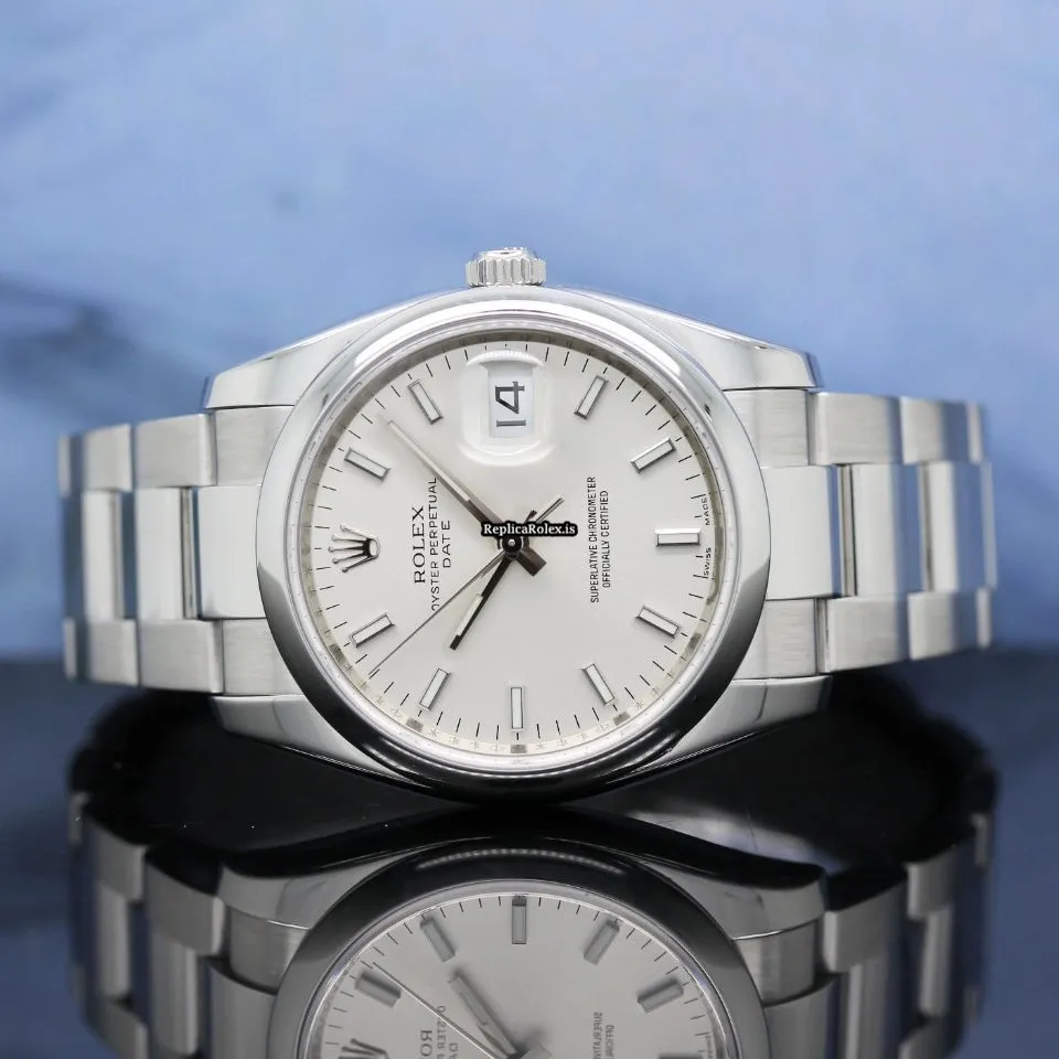 Excellent Replica Rolex Oyster Perpetual Date 115200 Caliber 3135 Automatic Movement 35x41mm Steel Case Mens/unisex Watch - Image 6