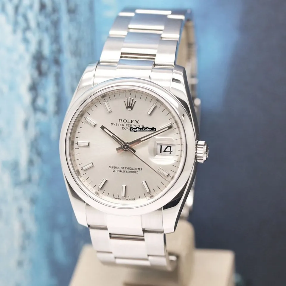 Excellent Replica Rolex Oyster Perpetual Date 115200 Caliber 3135 Automatic Movement 35x41mm Steel Case Mens/unisex Watch - Image 8