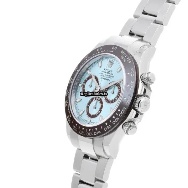 Trustworthy Replica Rolex Daytona 116506 Caliber 4130 Automatic Movement 40mm Platinum Case Watch - Image 2