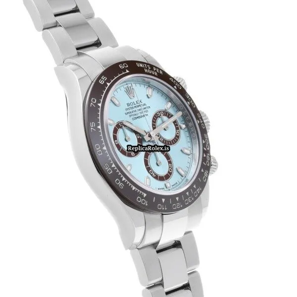 Trustworthy Replica Rolex Daytona 116506 Caliber 4130 Automatic Movement 40mm Platinum Case Watch - Image 3