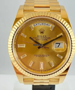 Lovely Knockoff Rolex Day-date 40 228238 Caliber 3255 Automatic Movement 40mm Yellow Gold Case Mens/unisex Watch