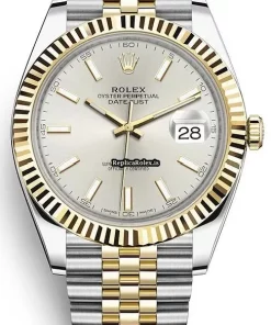 Design Fake Rolex Datejust 126333 Caliber 3235 Automatic Movement 41mm Gold/steel Case Mens/unisex Watch