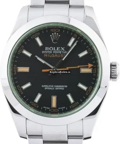 Lovely Replica Rolex Milgauss 116400gv-0001 Caliber 3131 Automatic Movement 40mm Steel Case Mens/unisex Watch