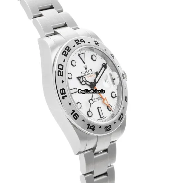 Durable Fake Rolex Explorer II 216570 Caliber 3187 Automatic Movement 42mm Steel Case Watch - Image 3