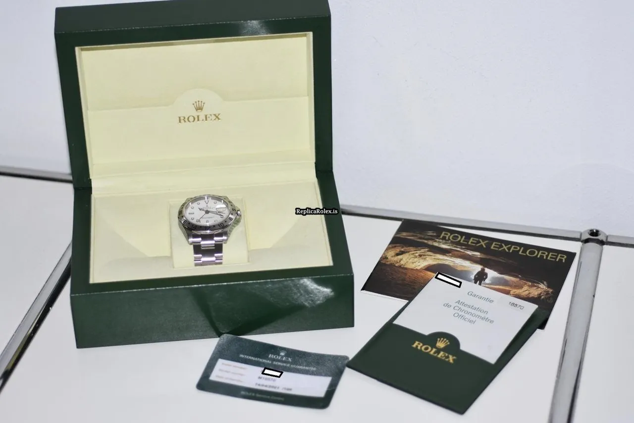 Nice Replica Rolex Explorer II 16570 Automatic Movement 40mm Steel Case Mens/unisex Watch - Image 9