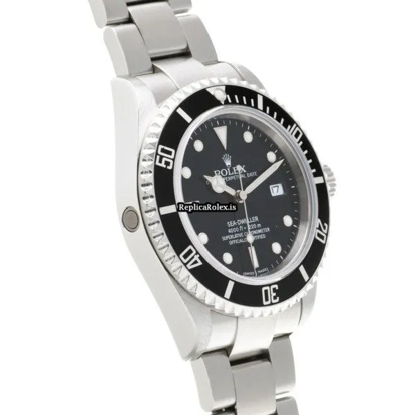 Aaa Fake Rolex Sea-dweller 4000 16600 Caliber 3135 Automatic Movement 40mm Steel Case Watch - Image 3