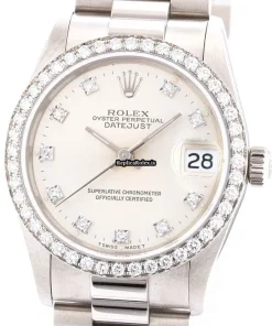 Incredible Replica Rolex Datejust 68289g Automatic Movement 26mm White Gold Case Mens/unisex Watch
