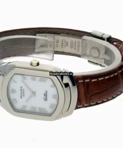 Epic Replica Rolex Cellini 6631 Caliber 6620 Quartz Movement 25x35mm White Gold Case Womens Watch