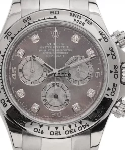 Attractive Fakes Rolex Daytona 116509 Caliber 4130 Automatic Movement 40mm White Gold Case Mens/unisex Watch
