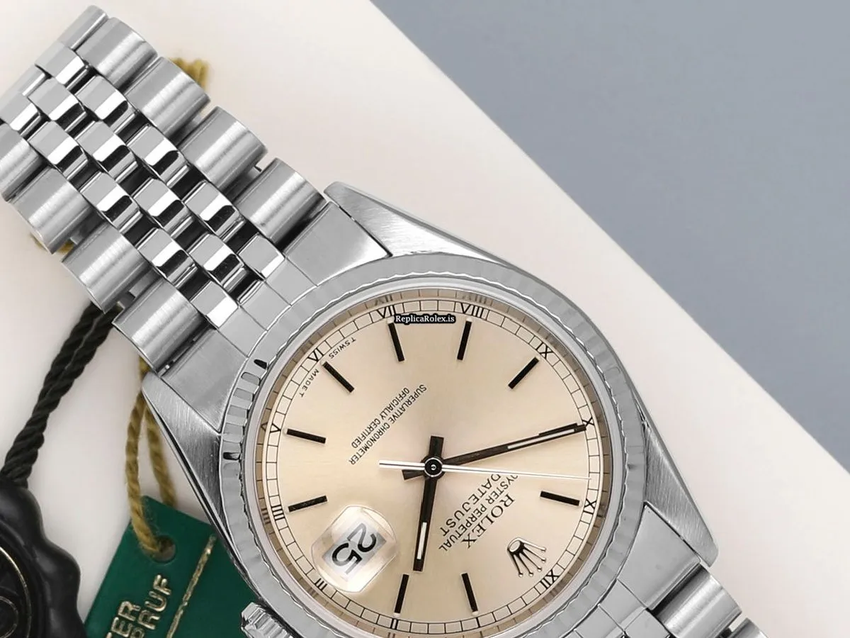 Discount Knockoff Rolex Datejust 16234 Automatic Movement 36mm Gold/steel Case Watch - Image 4