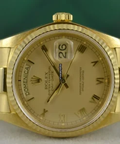 Special Replica Rolex Day-date 36 18038 Caliber 3055 Automatic Movement 36mm Yellow Gold Case Mens/unisex Watch
