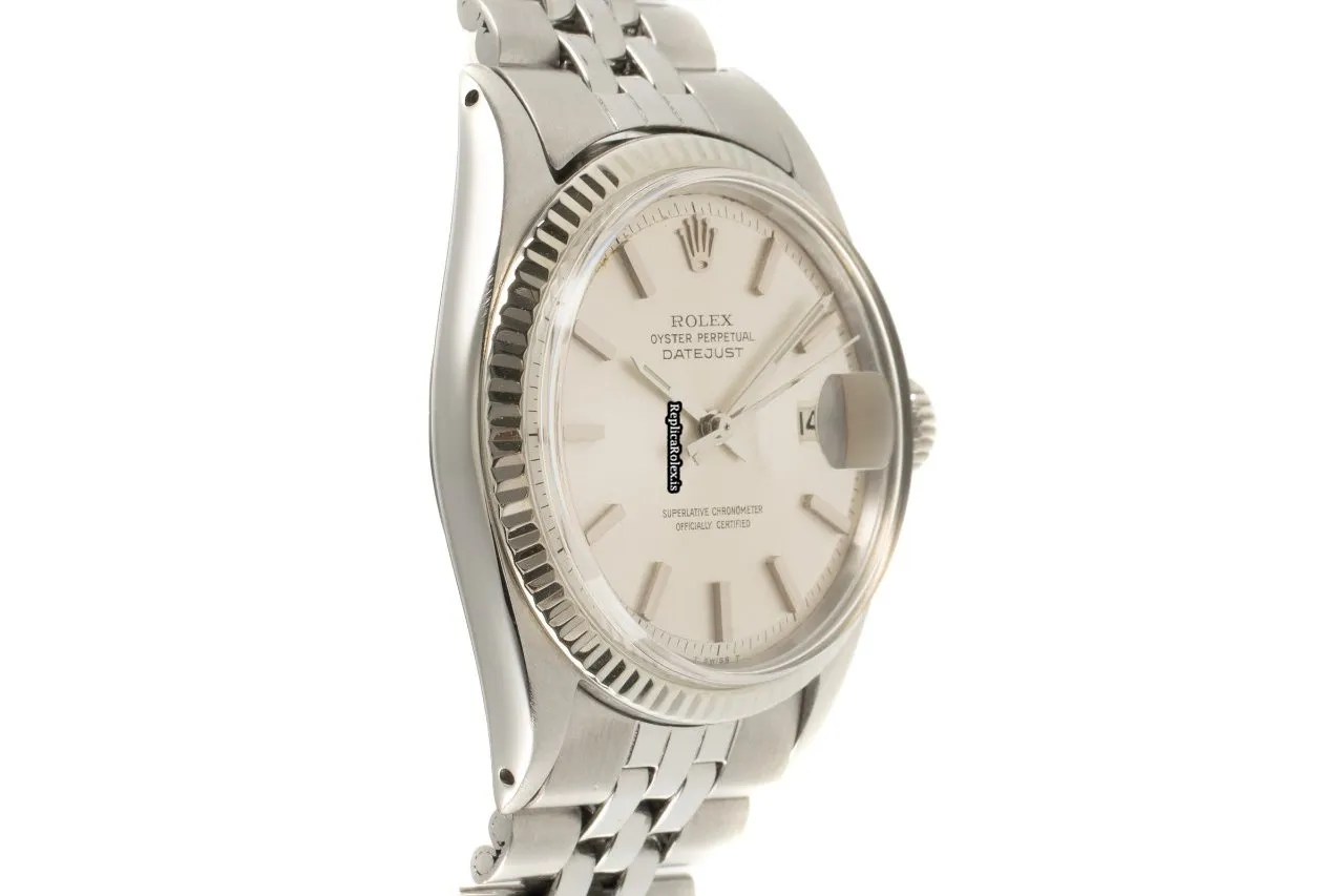 Stylish Replica Rolex Datejust 1601 Caliber 1570 Automatic Movement 36mm Gold/steel Case Mens/unisex Watch - Image 6