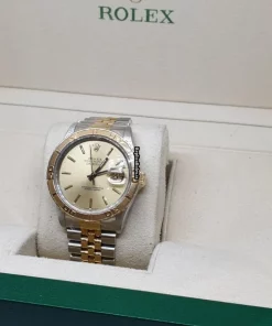 Mind-boggling Fake Rolex Datejust Turn-o-graph 16263 Caliber 3135 Automatic Movement 36mm Gold/steel Case Mens/unisex Watch