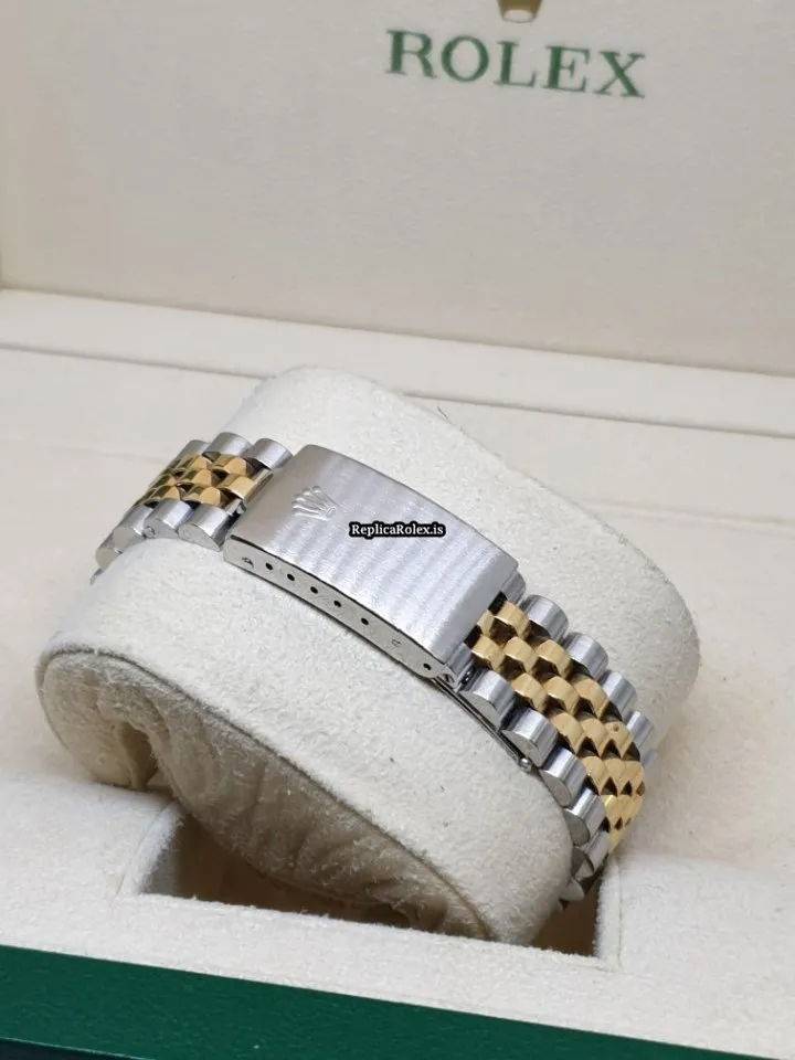 Mind-boggling Fake Rolex Datejust Turn-o-graph 16263 Caliber 3135 Automatic Movement 36mm Gold/steel Case Mens/unisex Watch - Image 5