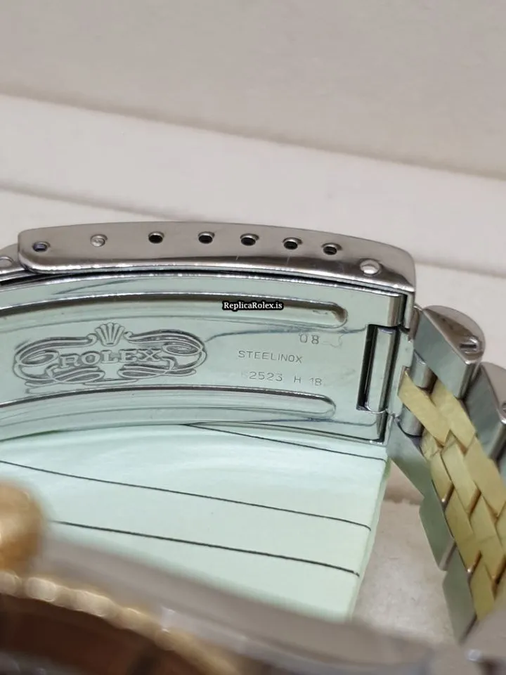 Mind-boggling Fake Rolex Datejust Turn-o-graph 16263 Caliber 3135 Automatic Movement 36mm Gold/steel Case Mens/unisex Watch - Image 7