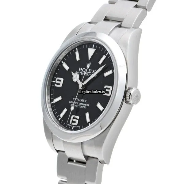 Attractive Fake Rolex Explorer 214270 Caliber 3132 Automatic Movement 39mm Steel Case Watch - Image 2