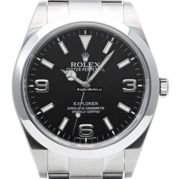 Attractive Fake Rolex Explorer 214270 Caliber 3132 Automatic Movement 39mm Steel Case Watch - Image 6
