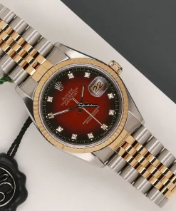 Epic Replica Rolex Datejust 16233 Automatic Movement 36mm Gold/steel Case Watch