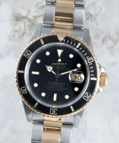 Design Replica Rolex Submariner Date 16803 Caliber 3035 Automatic Movement 40mm Gold/steel Case Mens/unisex Watch