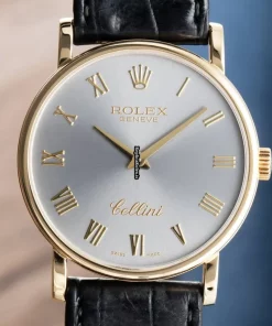 Wonderful Replica Rolex Cellini 5115 Caliber 1602 Manual Winding Movement 32mm Yellow Gold Case Mens/unisex Watch