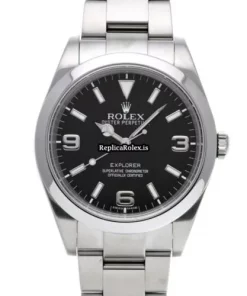Perfect Replicas Rolex Explorer 214270 Caliber 3132 Automatic Movement 39mm Steel Case Watch
