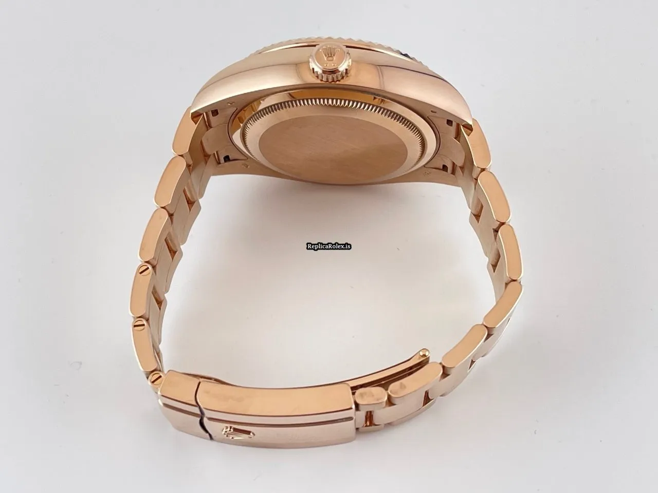 Mind-boggling Copies Rolex Sky-dweller 326935 Caliber 9001 Automatic Movement 42mm Rose Gold Case Mens/unisex Watch - Image 4