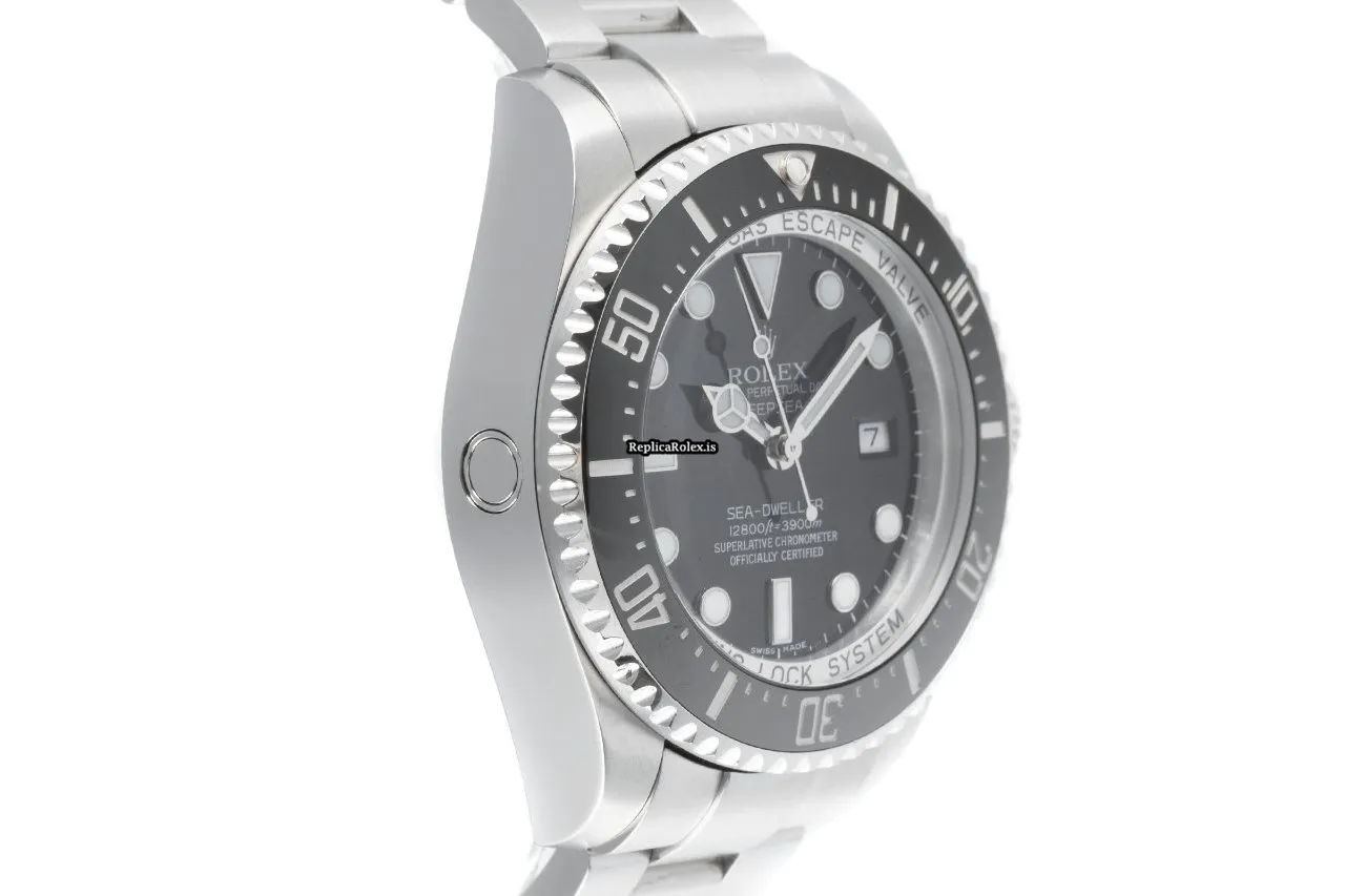 Lovely Replica Rolex Sea-dweller Deepsea 116660 Caliber 3135 Automatic Movement 43mm Steel Case Mens/unisex Watch - Image 6