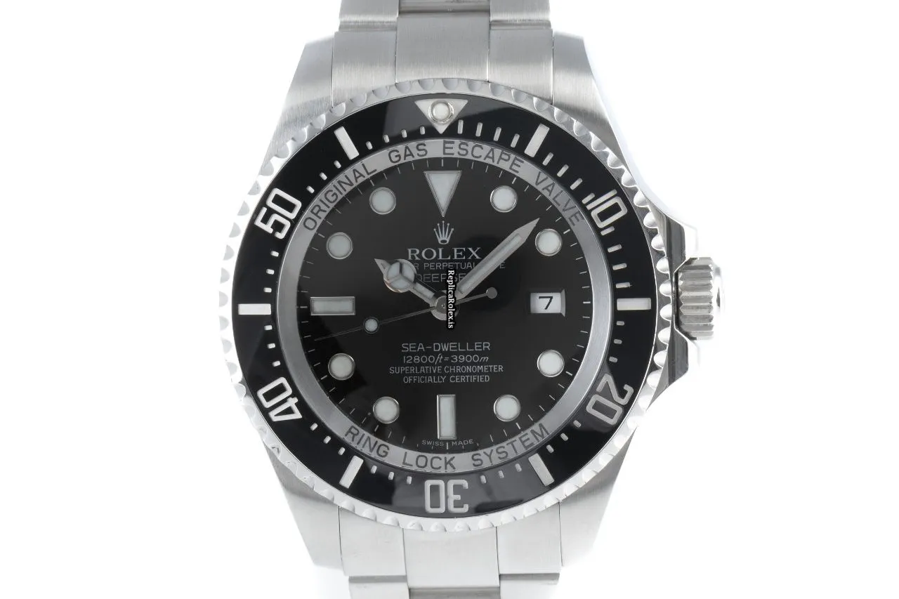 Lovely Replica Rolex Sea-dweller Deepsea 116660 Caliber 3135 Automatic Movement 43mm Steel Case Mens/unisex Watch - Image 7