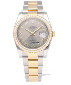 Ideal Replica Rolex Datejust 116243 Automatic Movement 36mm Gold/steel Case Mens/unisex Watch