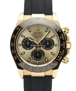 Excellent Replica Rolex Daytona 116518ln Caliber 4130 Automatic Movement 40mm Yellow Gold Case Watch