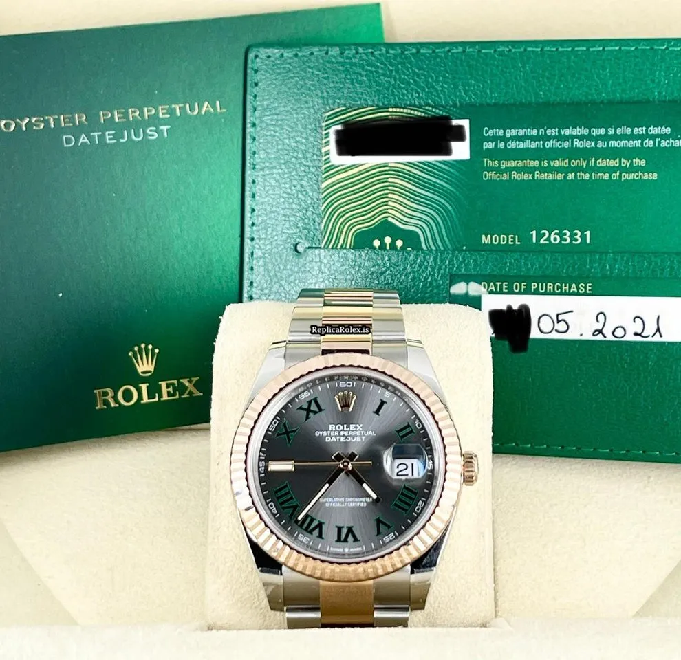 Trustworthy Fake Rolex Datejust II 126331 Caliber 3235 Automatic Movement 41mm Gold/steel Case Mens/unisex Watch - Image 2