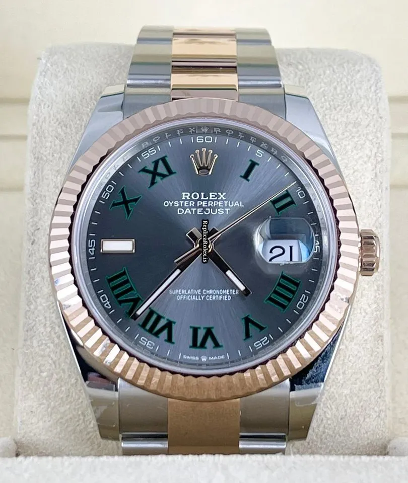 Trustworthy Fake Rolex Datejust II 126331 Caliber 3235 Automatic Movement 41mm Gold/steel Case Mens/unisex Watch - Image 3
