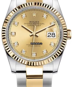 High-end Replica Rolex Datejust 126233 Caliber 3235 Automatic Movement 36mm Gold/steel Case Mens/unisex Watch