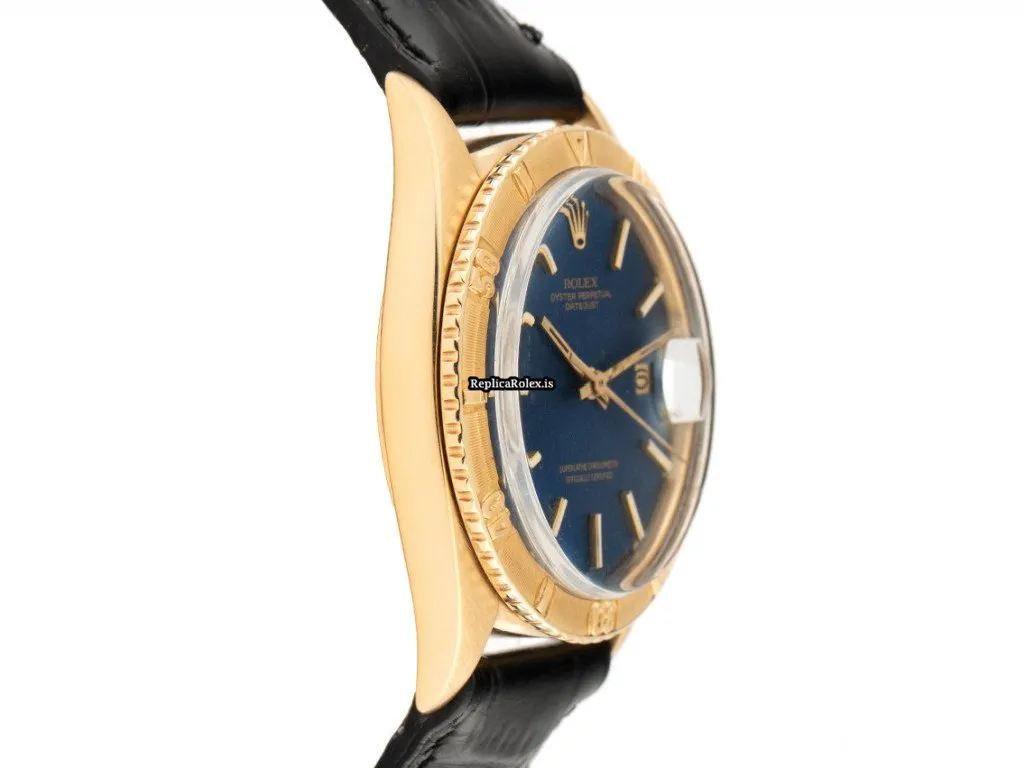 Durable Replica Rolex Datejust Turn-o-graph 1625 Caliber 1570 Automatic Movement 36mm Yellow Gold Case Mens/unisex Watch - Image 3