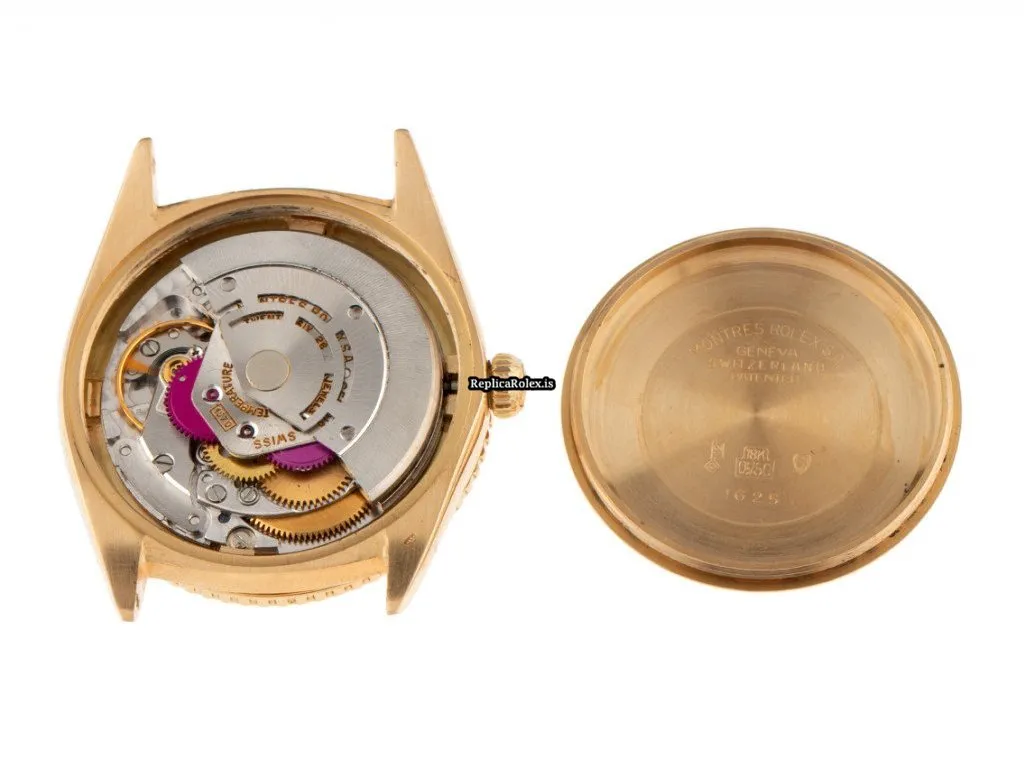 Durable Replica Rolex Datejust Turn-o-graph 1625 Caliber 1570 Automatic Movement 36mm Yellow Gold Case Mens/unisex Watch - Image 6