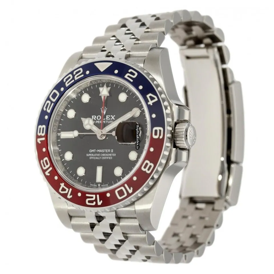 1:1 Fake Rolex Gmt-master II 126710blro Automatic Movement 40mm Steel Case Mens/unisex Watch - Image 4