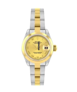 Beautiful Replica Rolex Lady-datejust 69173 Automatic Movement 26mm Gold/steel Case Womens Watch