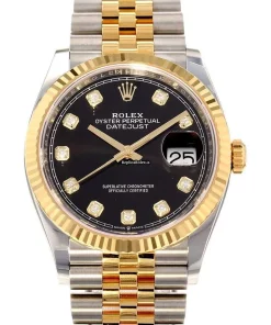 Defect Replica Rolex Datejust 126333g Caliber 3235 Automatic Movement 36mm Gold/steel Case Mens/unisex Watch
