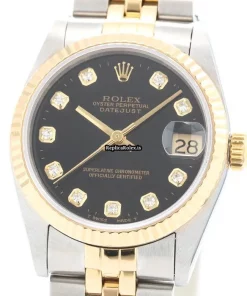 1:1 Fake Rolex Lady-datejust 68273g Automatic Movement 31mm Gold/steel Case Mens/unisex Watch