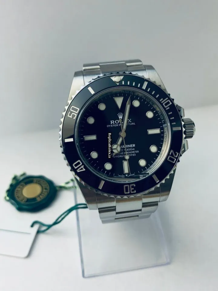 Cool Fake Rolex Submariner 124060 Automatic Movement 40mm Steel Case Mens/unisex Watch - Image 2