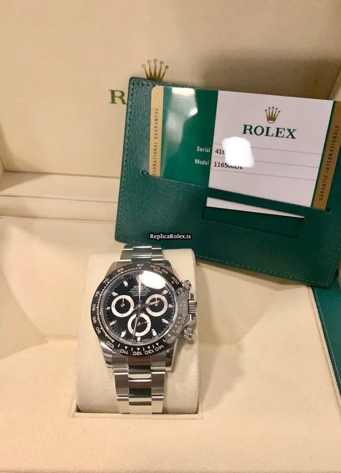 Cheap Imitation Rolex Daytona 116500ln Caliber 4130 Automatic Movement 40mm Steel Case Mens/unisex Watch - Image 5