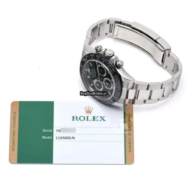 Unique Knockoff Rolex Daytona 116500ln Caliber 4130 Automatic Movement 40mm Steel Case Watch - Image 5