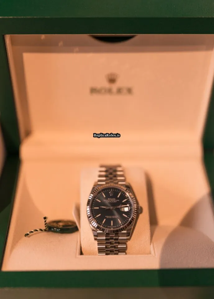 Popular Replica Rolex Datejust 126234-0017 Automatic Movement 36mm White Gold Case Mens/unisex Watch - Image 2