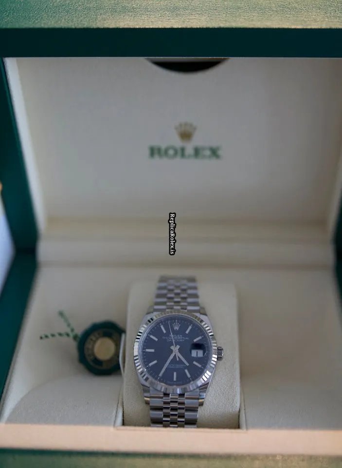 Popular Replica Rolex Datejust 126234-0017 Automatic Movement 36mm White Gold Case Mens/unisex Watch - Image 6