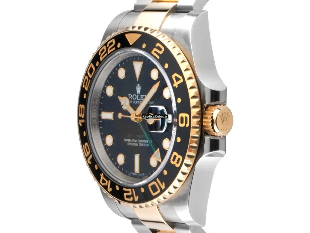 High-end Fake Rolex Gmt-master II 116713 Caliber 3186 Automatic Movement 40mm Steel Case Mens/unisex Watch - Image 2
