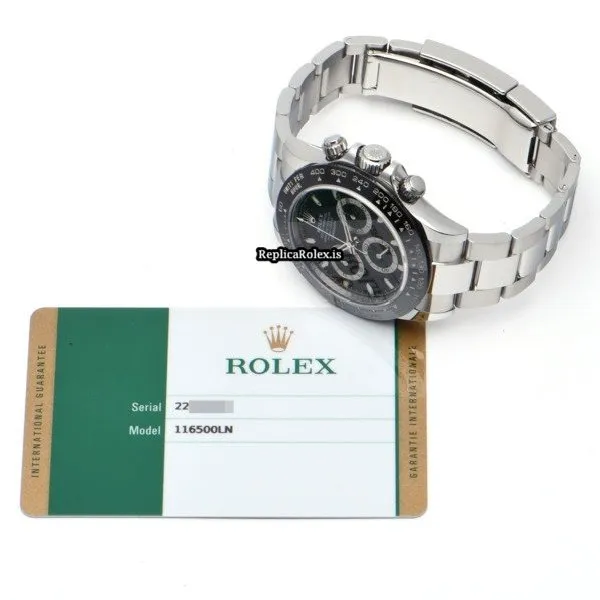 Top Replica Rolex Daytona 116500ln Caliber 4130 Automatic Movement 40mm Steel Case Watch - Image 5