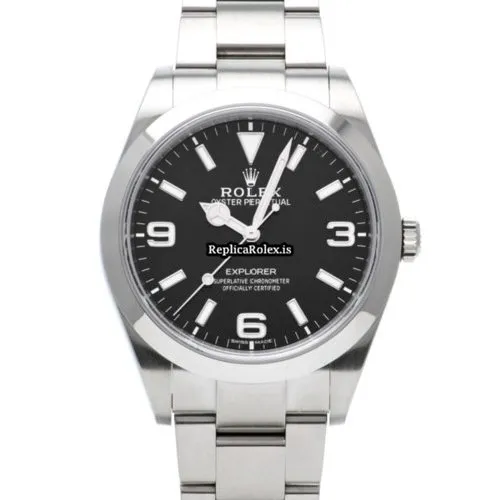 Suitable Replica Rolex Explorer 214270 Caliber 3132 Automatic Movement 39mm Steel Case Watch