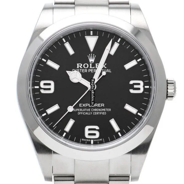 Suitable Replica Rolex Explorer 214270 Caliber 3132 Automatic Movement 39mm Steel Case Watch - Image 6