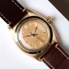 Popular Fake Rolex Bubble Back 3131 Automatic Movement 36mm Rose Gold Case Watch
